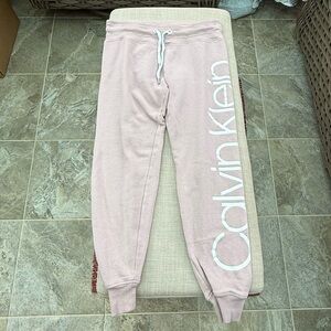 Calvin Klein women’s size S jogger sweatpants, pink